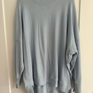 Aerie Soft Knit Sweater in Light Blue